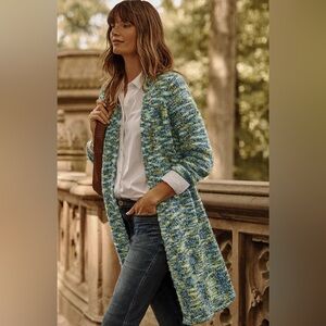 J.Jill Clarendon open-front knit cardigan